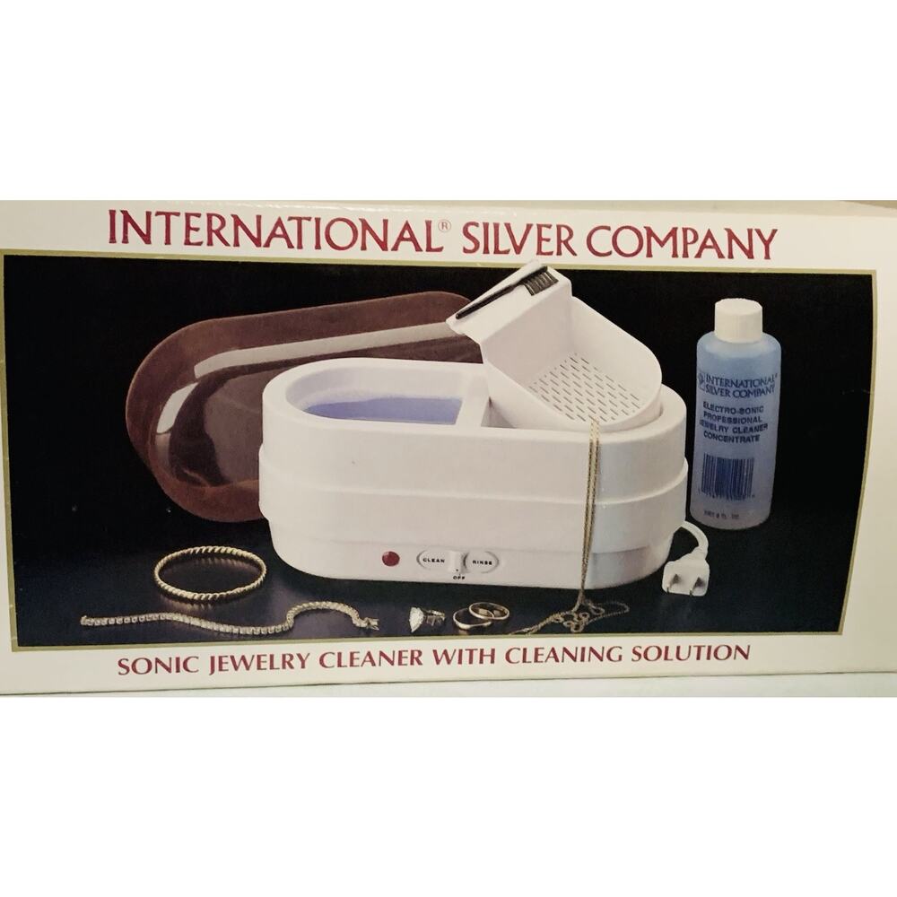 International Silver Company Electric Sonic Ultrasonic Jewelry Cleaner #99110002